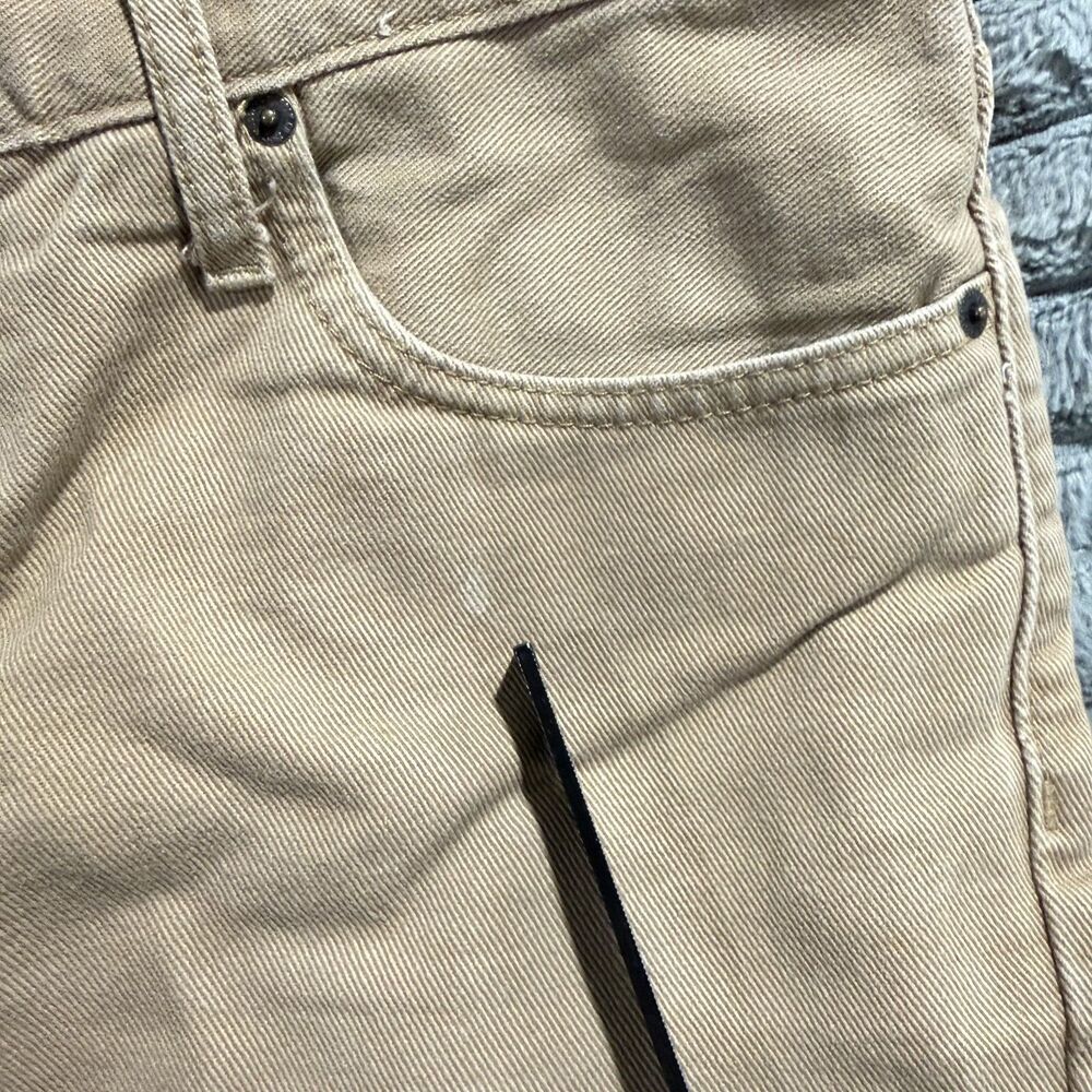 Mossimo Supply Co Mens Tan Khaki Denim Jeans Straight Leg 5-Pocket - Picture 9 of 9